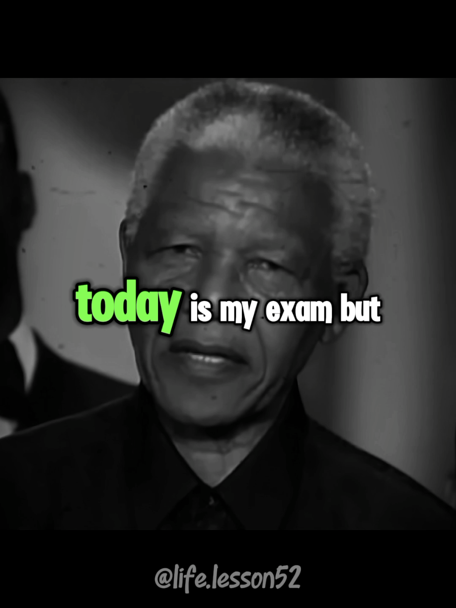 Today is my exam... . #nelsonmandela #nelsonmandelaquotes #nelson #dailymotivation #dailyquotes #motivationalspeech #motivationalquotes #motivationalvideos #motivation 