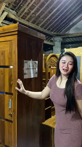 Tak readykan almari pintu 3 tarik harga 2juta #fyp #xyzbca #viral #jati #paketmurah #minimalis #furniture 