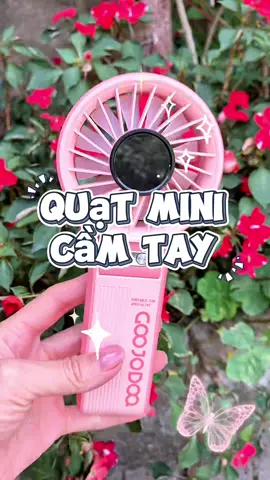 Quạt nhỏ mà có võ nha 5 cấp độ gió siu mát luôn mấy nàng ơi nhiều màu xinh lắm nè#quatcamtay #quatgoojodoq #quatcamtaymini #quat #xuhuong #viral 