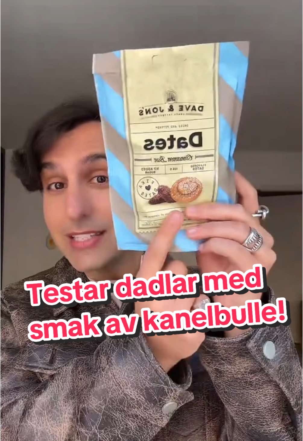 Dadlar med smak av kanelbulle! Från Dave and Johns! #dadlar #kanelbulle #snacks #fika 