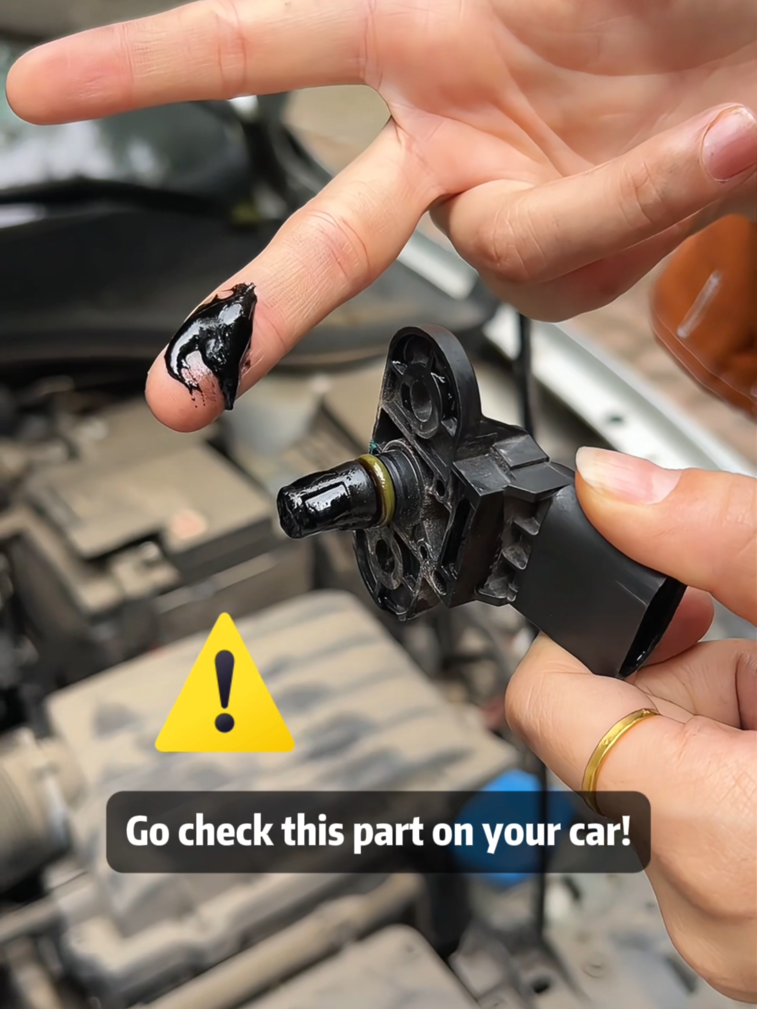Solution to black smoke from car exhaust pipe#DIY #tips #driving #foryou #fpy #skills #repair #car