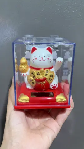 Mèo thần tài vẫy tay, kèm hộp mika, không dùng pin tiện lợi #minhthuy #minhthuytaphoa #meothantai #meothantaivaytay 