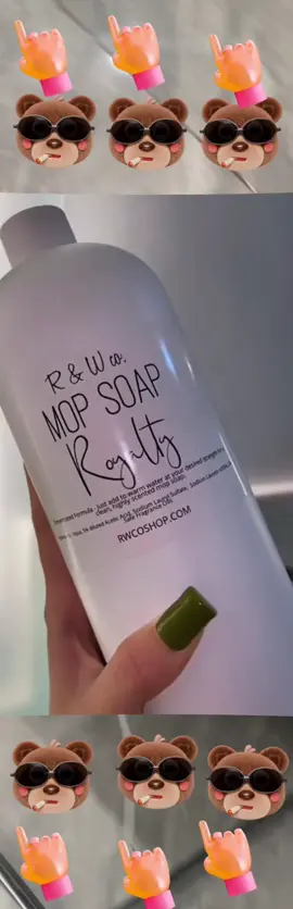 Highly Scented Mop Soap (Concentrated Formula) 32oz/900g Household Cleaning