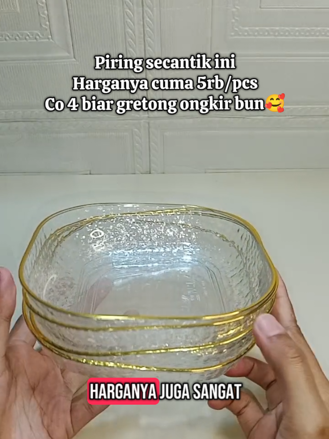 sumpah cantik banget piring nya bun😭nyesel kalau sampe ga co sih..  #piring #piringplastik #piringmurah #piringakrilik 