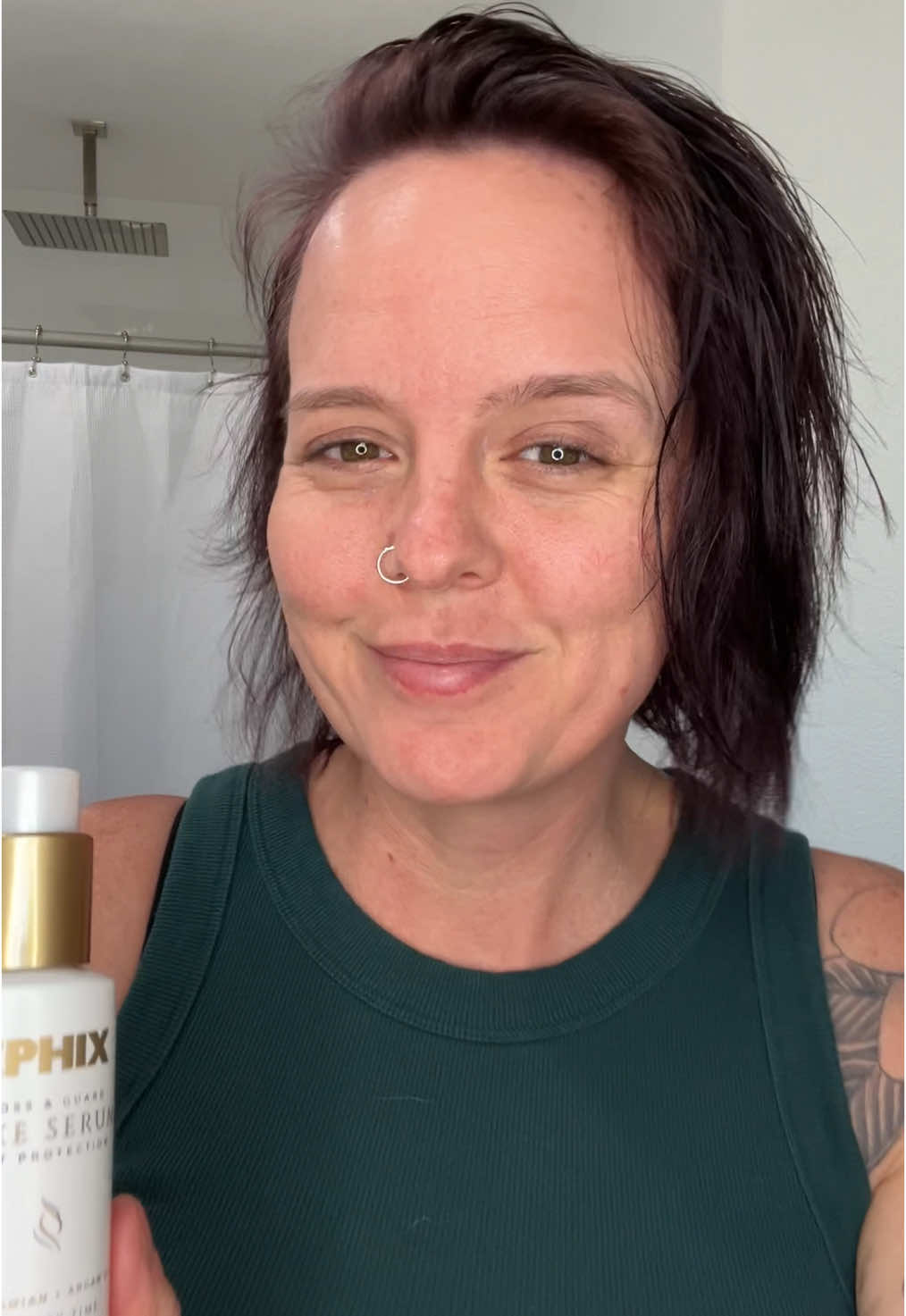 This hair oil is excellent for adding shine, protecting from heat and free radicals and it smells so good! #hairtok #oilyhair #hairoil #grwm #hairroutine #tiktokshopmemorialday 