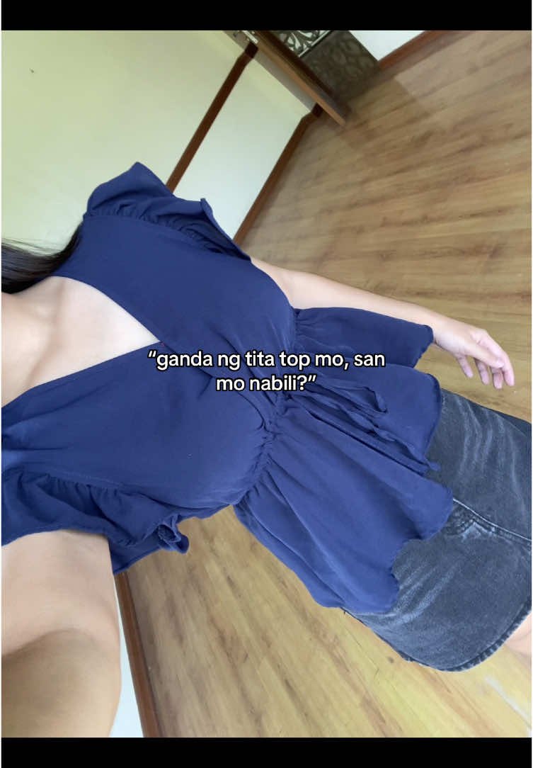 180 na lang😭😭 #titaoutfits #blouse #vneck 