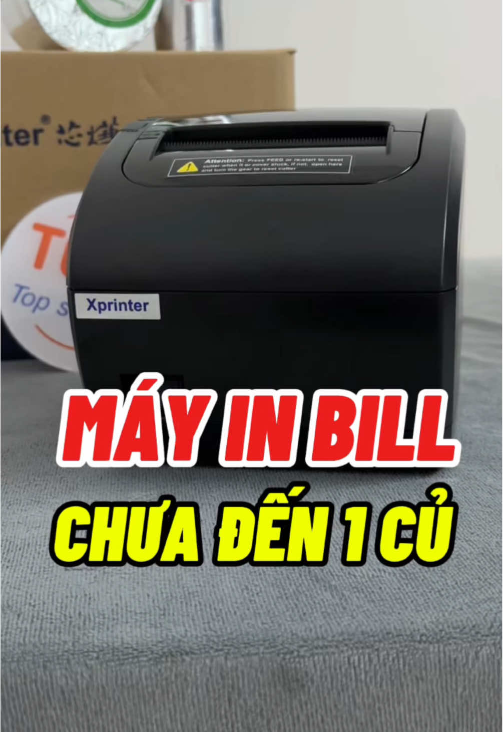 Máy in bill với giá chưa đến 1 triệu mà còn có in qua mạng LAN - XPRINTER XP-Q838L  #topq #bacsymayin25 #mayinhiet #mayinbill #mayinbillk80 #xprinterq838l 