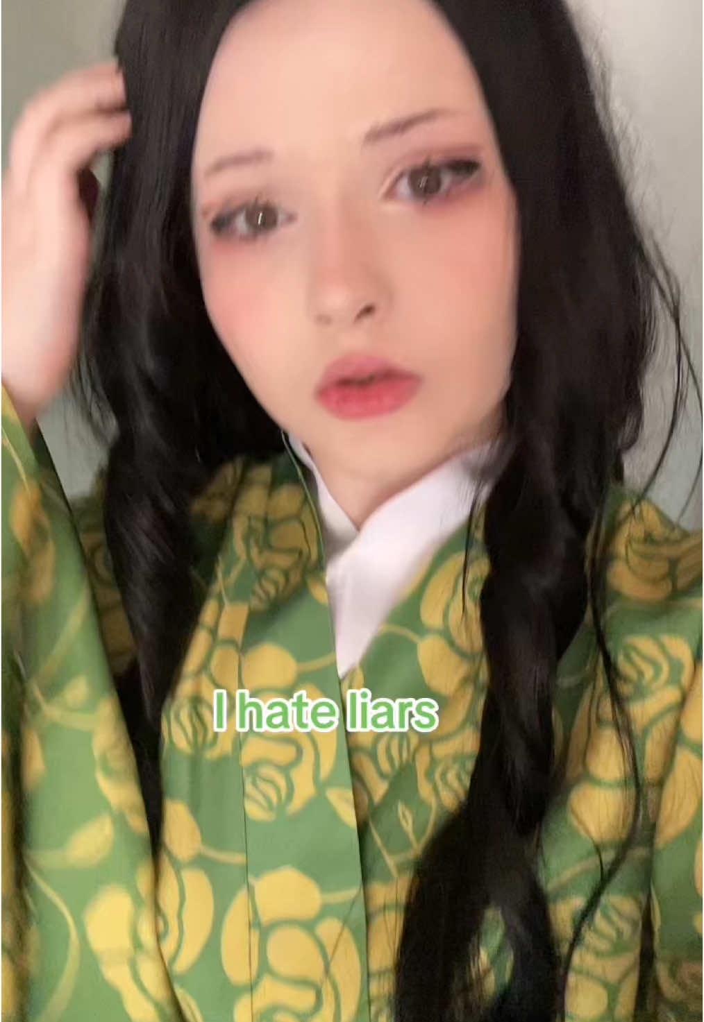 You lie you'll never ever change💔#fyp #viraltiktok #boost #cosplay #dontletthisflop #demonslayer #kimetsunoyaiba #kotoha #kotohahashibira 