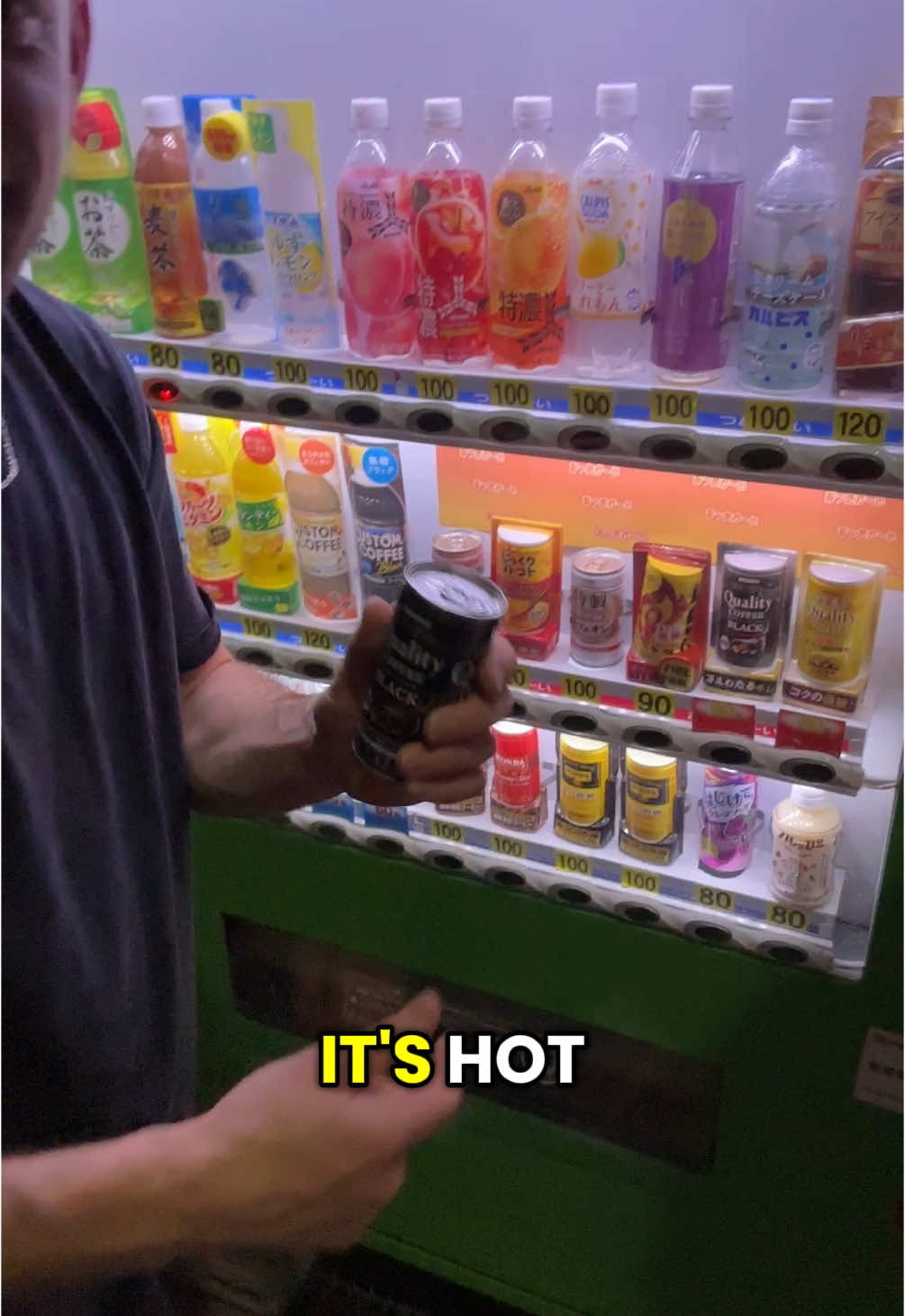 Hot coffee in a can… From a vending machine? Brilliant, Japan 🙏🏼☕️ And new song ‘Undercover’ out TODAY! #cannedcoffee #japan #newsingle