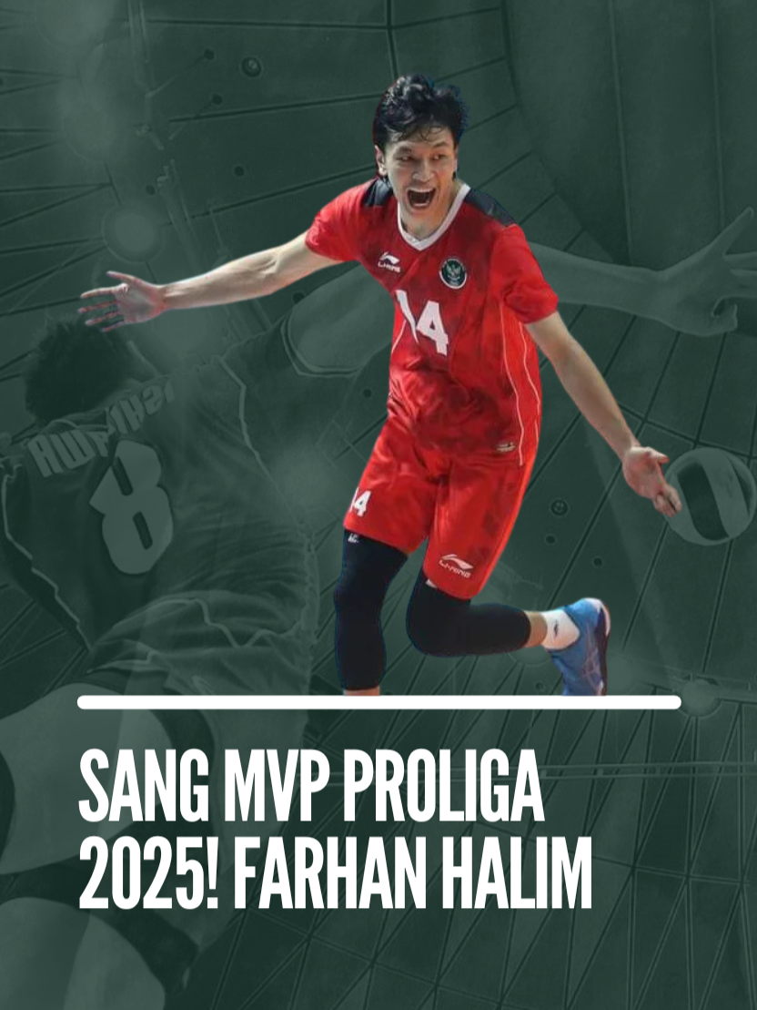 FARHAN HALIM MVP 2025 Main buat Jakarta Bhayangkara Presisi, Farhan tampil luar biasa di final lawan LavAni. Smash keras, servis tajam, dan semangat tanpa habis bikin dia beda di lapangan! 💥🔥 Menurut kamu, siapa pemain paling bersinar di Proliga musim ini? 👇 #FarhanHalim #Proliga2025 #voli #volleyball #s5sportswear