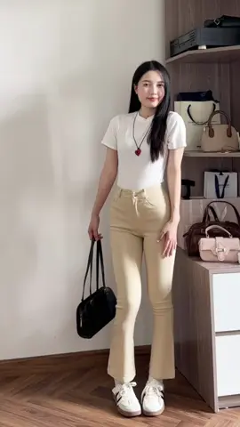Quần ống loa chất co giãn #jolyboutique #thuhoai131220 #review 