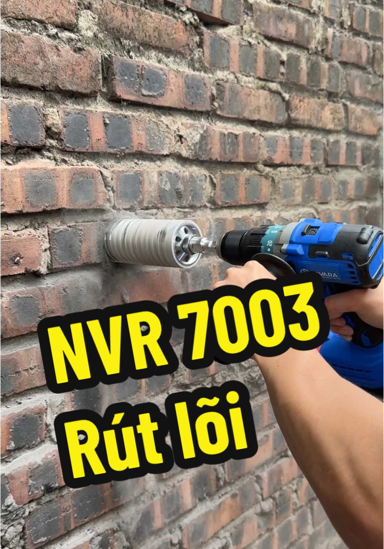 Máy khoan pin navara 7003 khoan rút lõi ok #maykhoanpin #maykhoanrutloi #khoanrutloi 