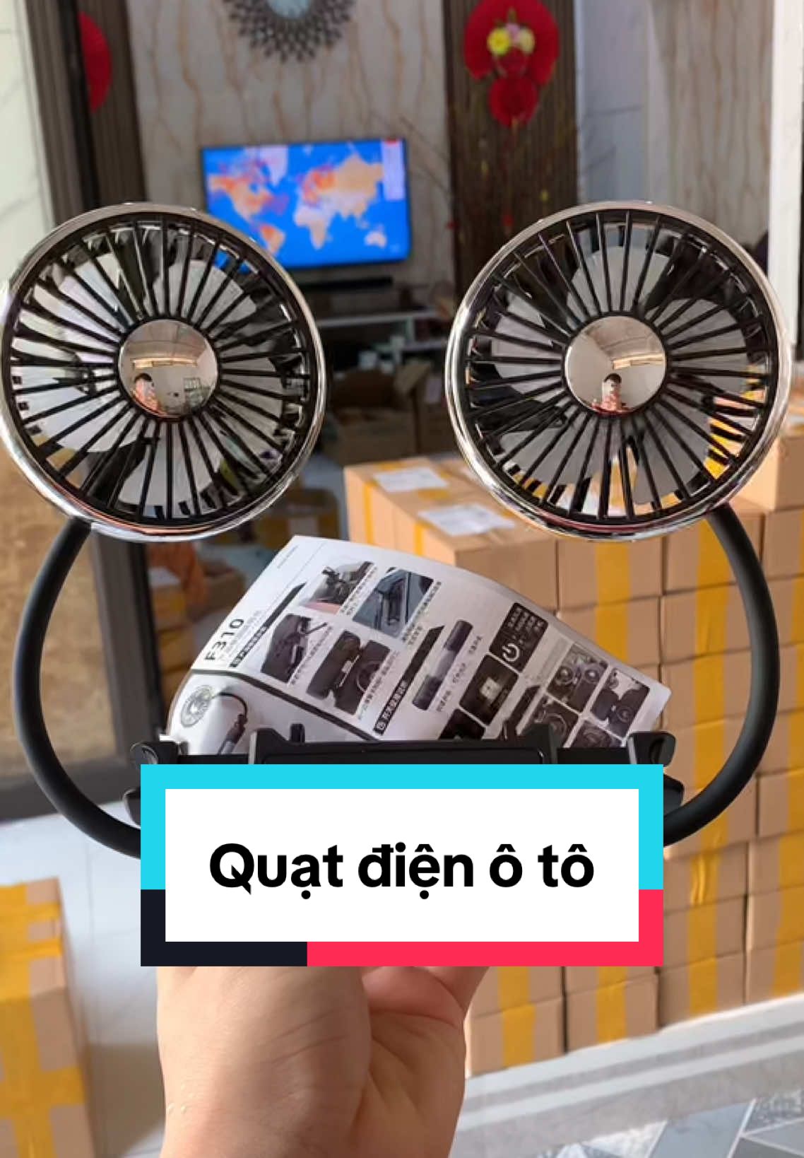 Quạt điện hai đầu trên ô tô có 3 chế độ gió giúp anh em ngồi trên xe cảm giác như ngồi ở Bắc Cực luôn 🥶🥶🥶 #bachauto #phukienoto #quatdienoto @BACH AUTO 3 @BACH AUTO 