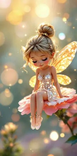Live Wallpaper | Little Fairy #fairy #livewallpaper #fairycore #heartmagic #magical #glitter #cutefairy #fantasy #anime #heart