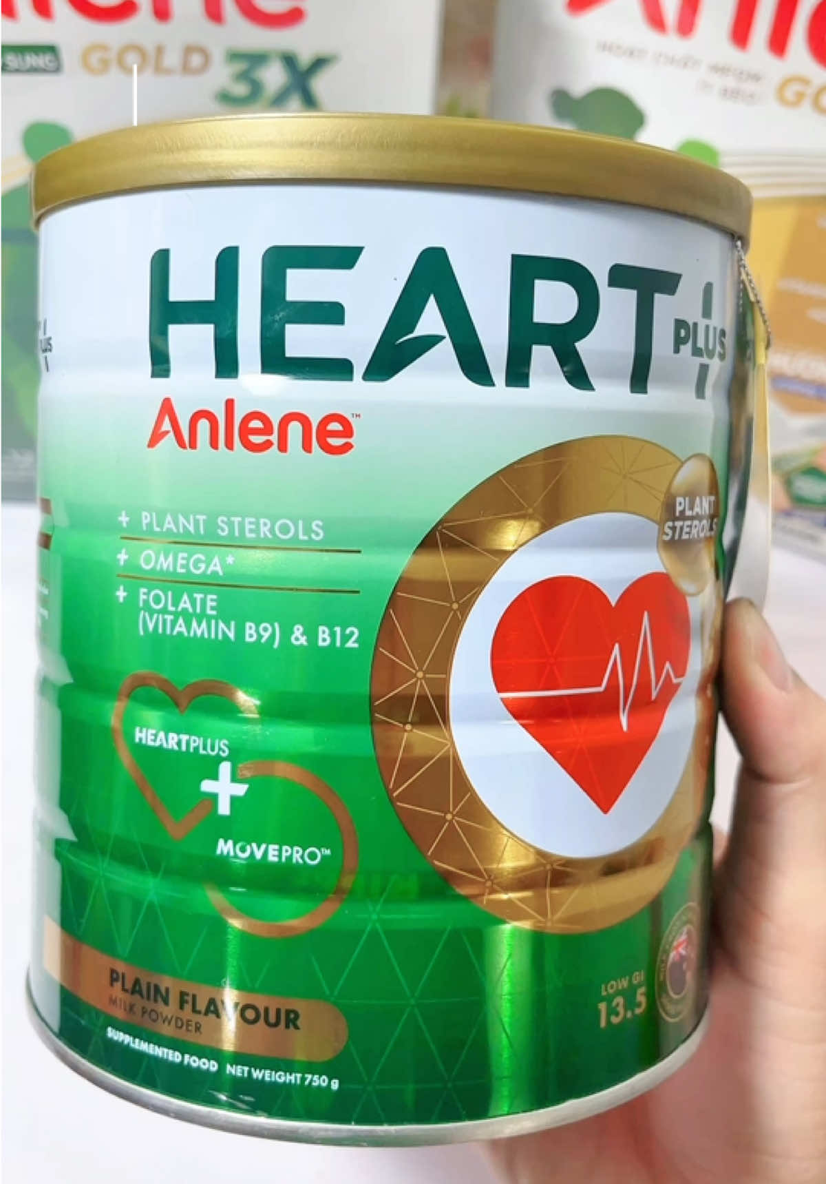 Tham khảo Anlene Heart Plus để sức khoẻ tim mạch của ba mẹ được cải thiện nhé #sữa #anlene #suaanlene #suaanlenechinhhang #anleneheart #anleneheartplus 