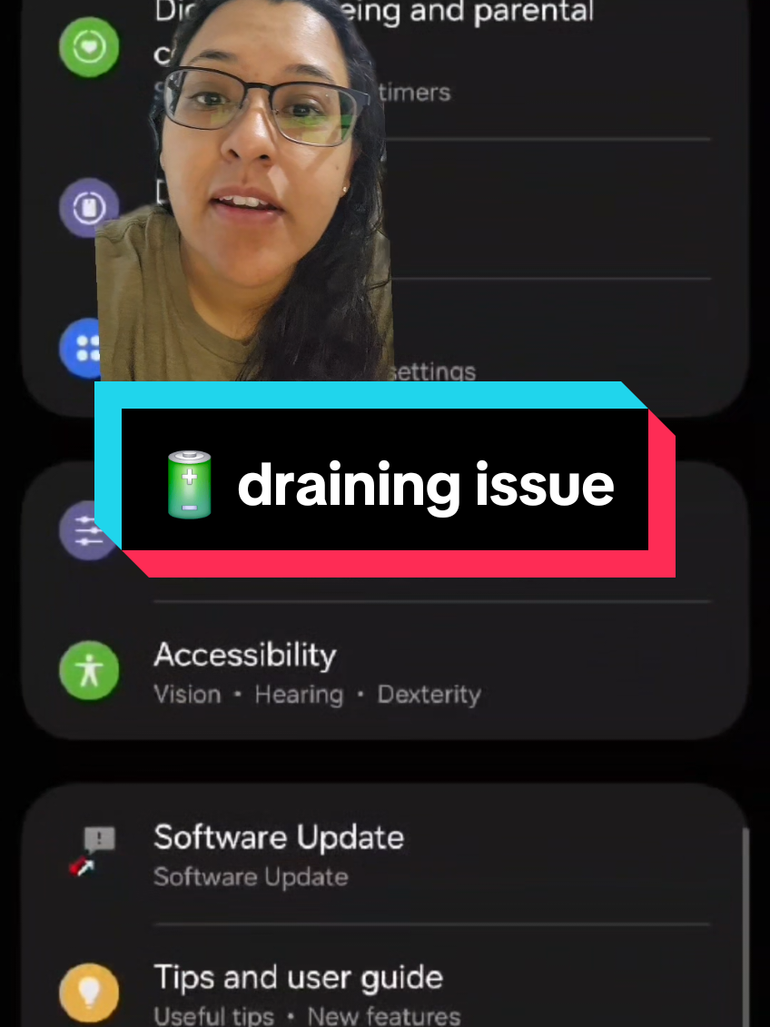 battery draining after latest update #creatorsearchinsights  #samsungupdate #samsung 
