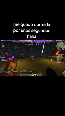 la fer toda dormida jajaja @xXpepegoldXx  #Minecraft #twitch #streamer 