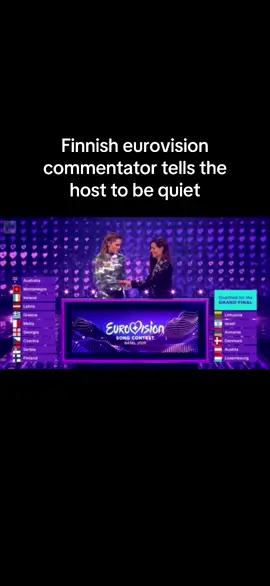 #eurovision #eurovisionsongcontest #eurovisionsongcontest2025 #fyp #foryou #fry #frypgシ #foryoupage #viral #viraltiktok #europe #erikavikman #switzerland #finland #ichkomme #eurovisionfinal #eurovisionsemifinal2 #europeancountries #europeansongcontest #commentator #host #eurovisionhost #northeneurope 