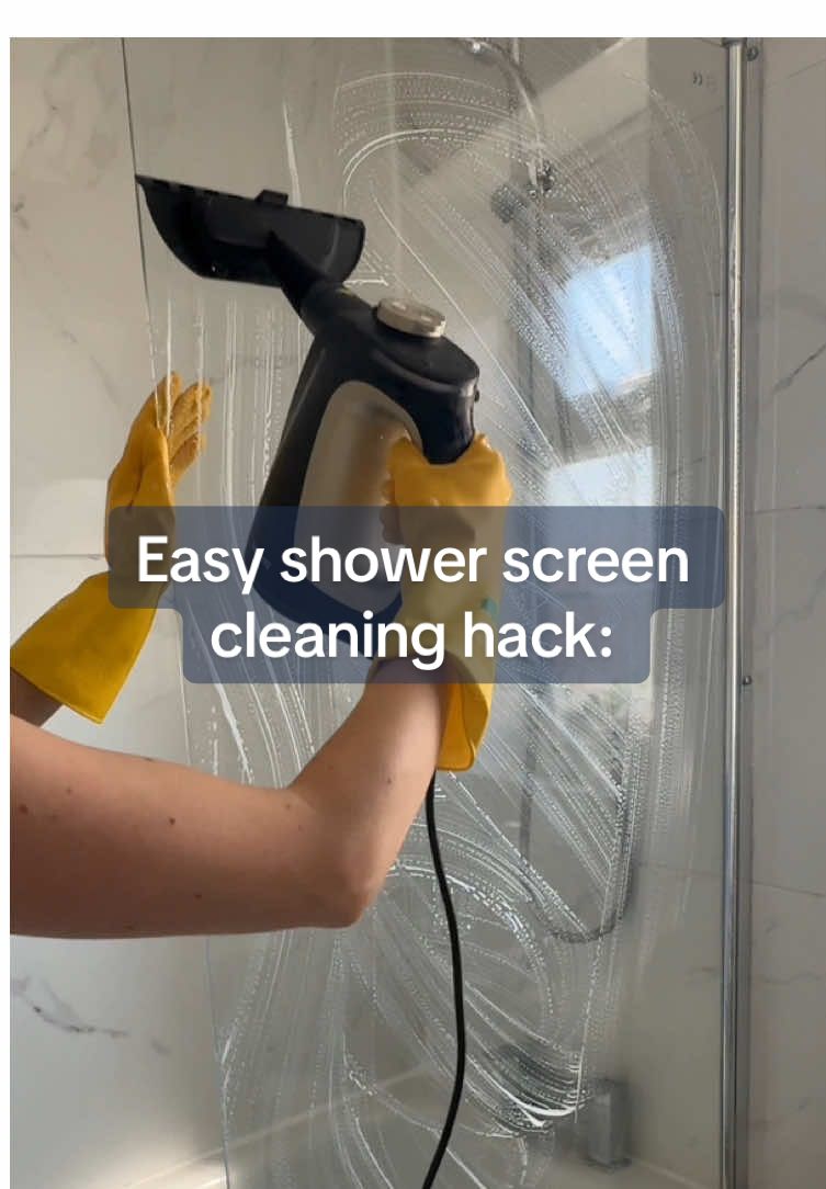 Here’s how to easily clean your shower screen!🚿 No streaks, no smears, no water marks. The 15-in-1 Steam Cleaner’s window & mirror attachment leaves reflective surfaces shining. A quick vac to finish up for a spotless finish! #showerscreen #showerscreenclean #watermarkremover #steamclean #satisfyingcleaning #cleaningtips #cleaningmotivation #bathroomcleaning 