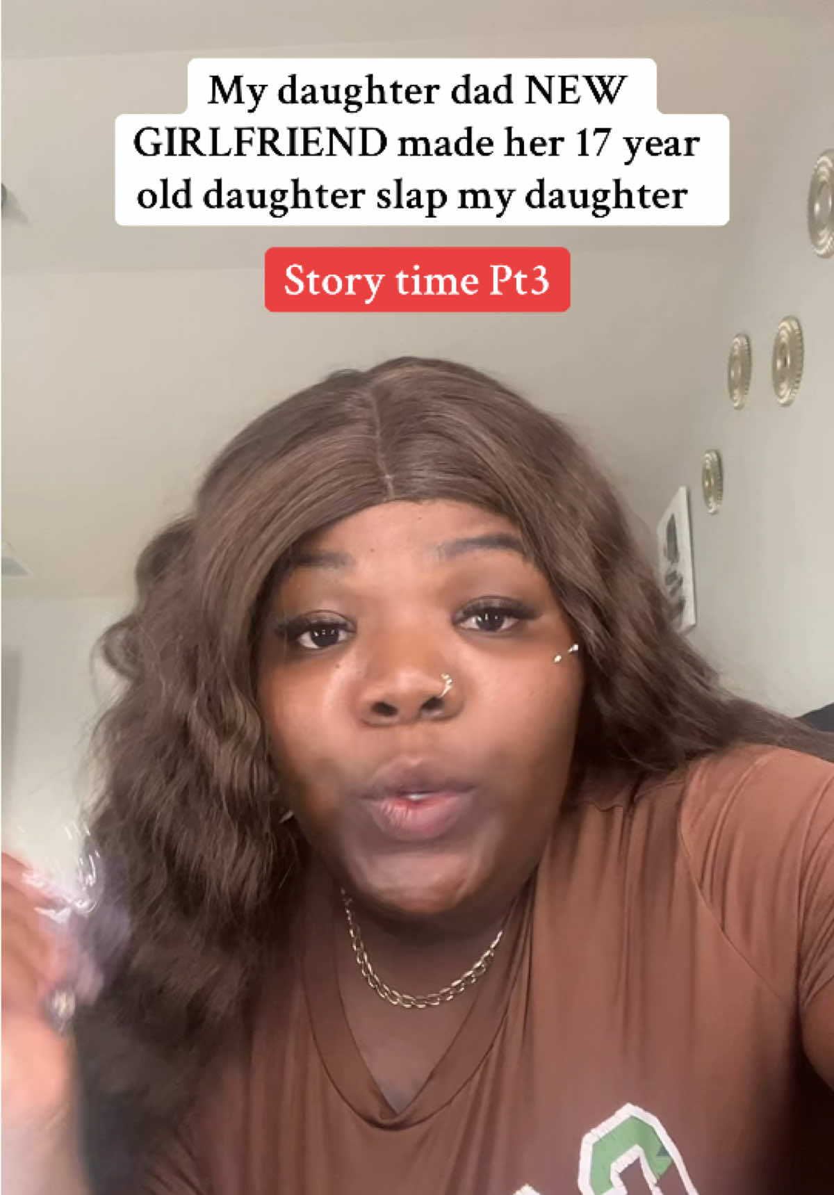 My daughter dad NEW GIRLFRIEND made her 17 year old daughter slap my daughter part 3 #viralvideo #explore #explorepage #fypage #drama #babymommadrama #storytimes 