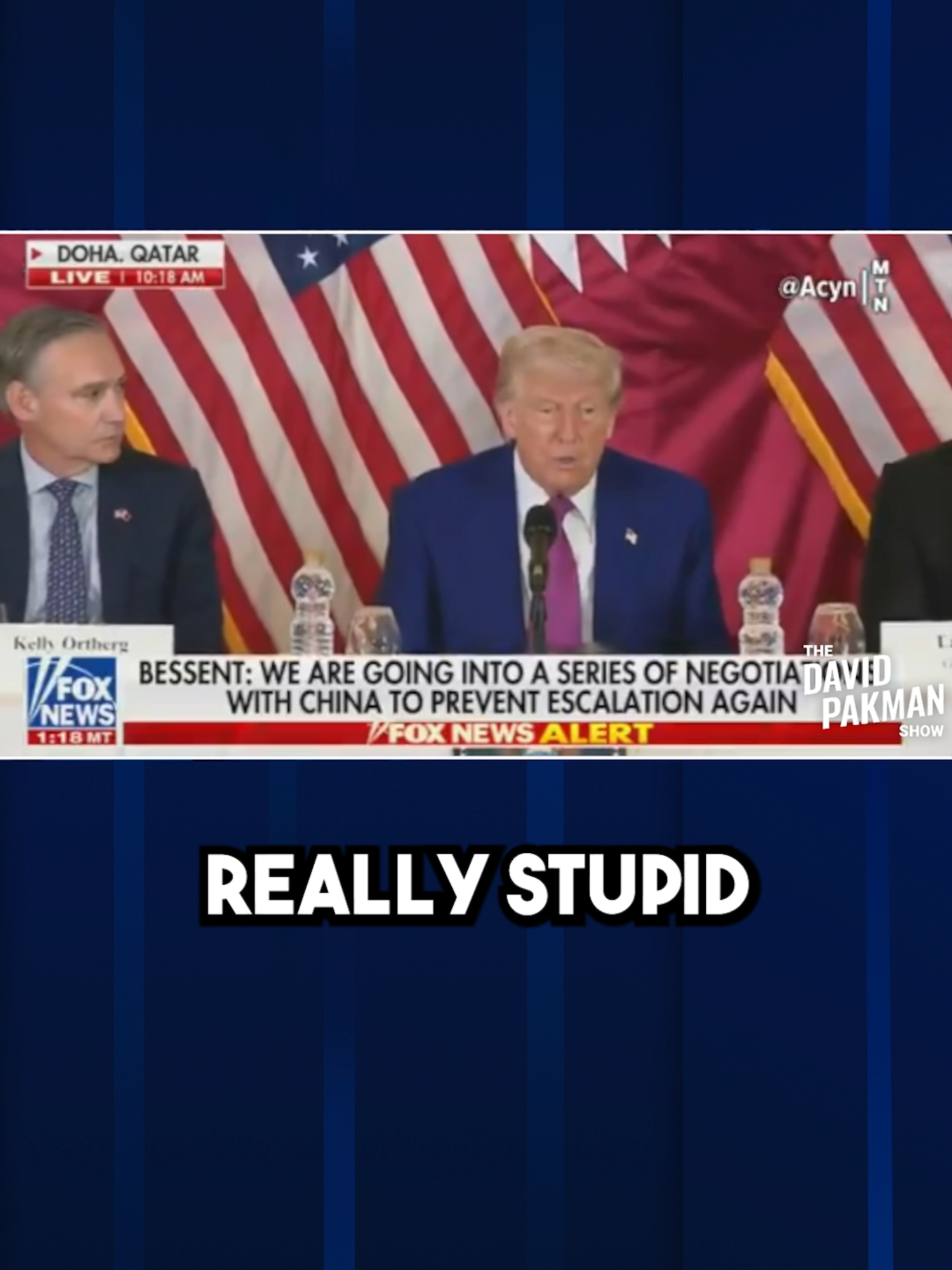 Completely DISORIENTED Trump babbles on about submarines during humiliating middle east trip