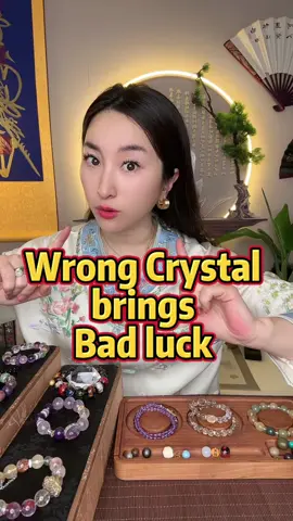 Wearing the wrong crystal cause you problems.affect with your wealth and relationships and health #fengshuitips #wealth #manifestation #fengshuitips #moneytips #manifestation #destiny #bracelet #energy 
