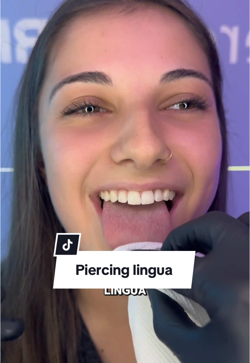 Piercing lingua  #piercing #piercinglingua #pierceritalia #piercerferrante 