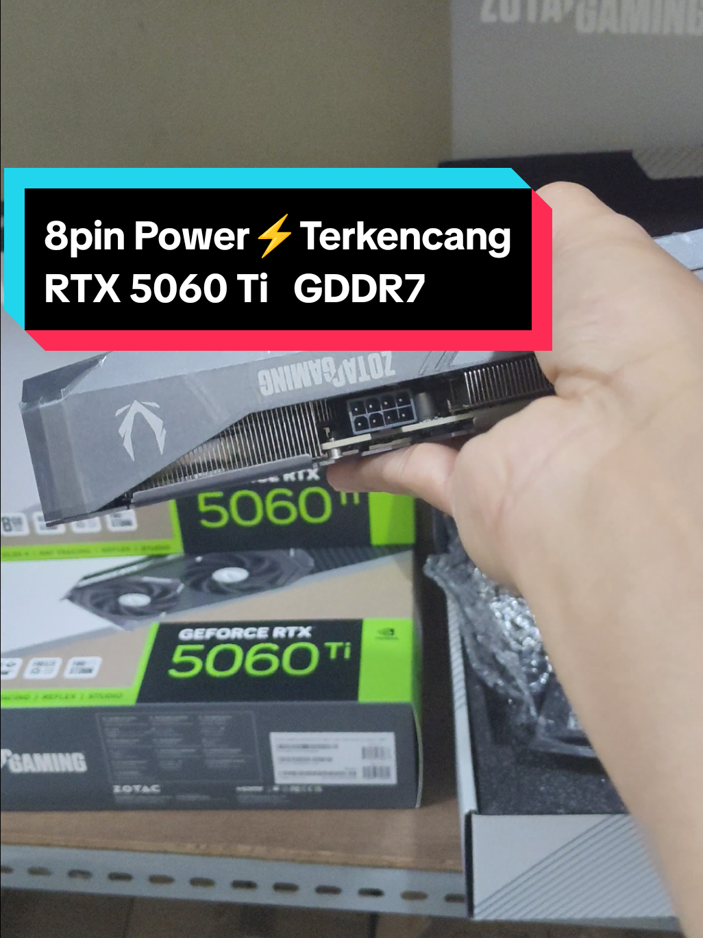 ZOTACGAMING NVIDIA GEFORCE RTX 5060 Ti 8GB/16GB GDDR7 GRAPHIC CARD #nvidia #rtx #5060 #rtx4060 #gaming @nvidiageforce 