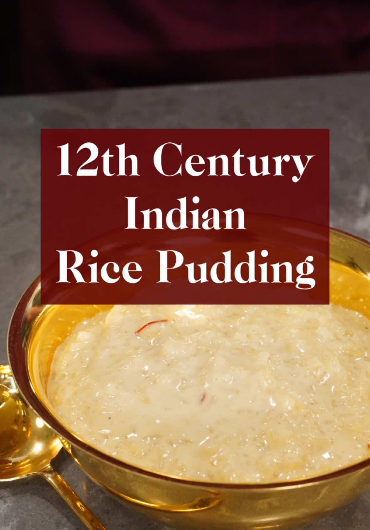 Payasam - Rice pudding from 12th century India.  #tastinghistory #india 