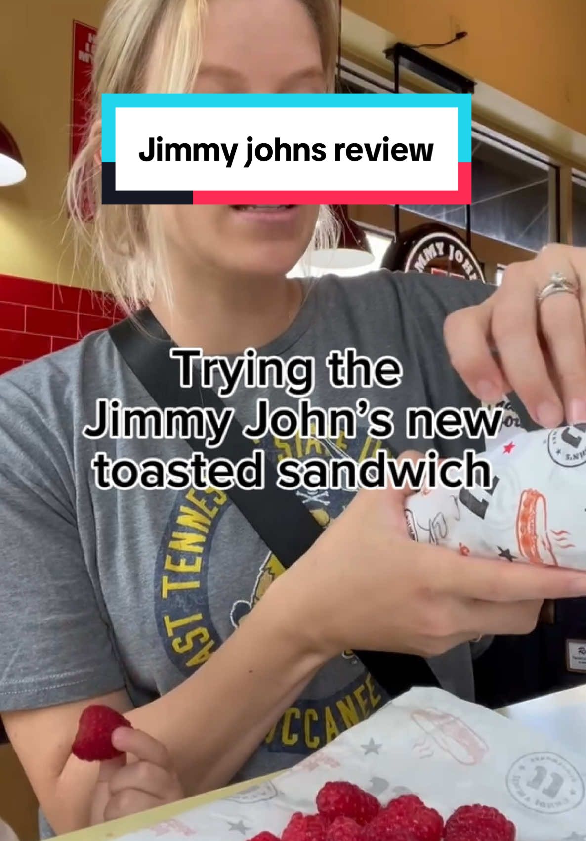 Have you had the @Jimmy John’s 🥪 toasted sandwiches?! I should have tried the kickin ranch too!  #foodreview #review 