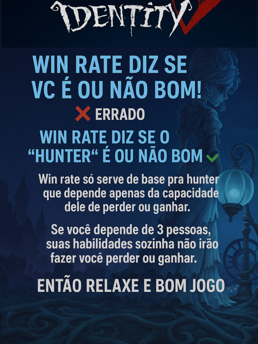 E a sua como está Hoje? #identityv #idv #idvgameplay #idvedit #fyp #winrate 