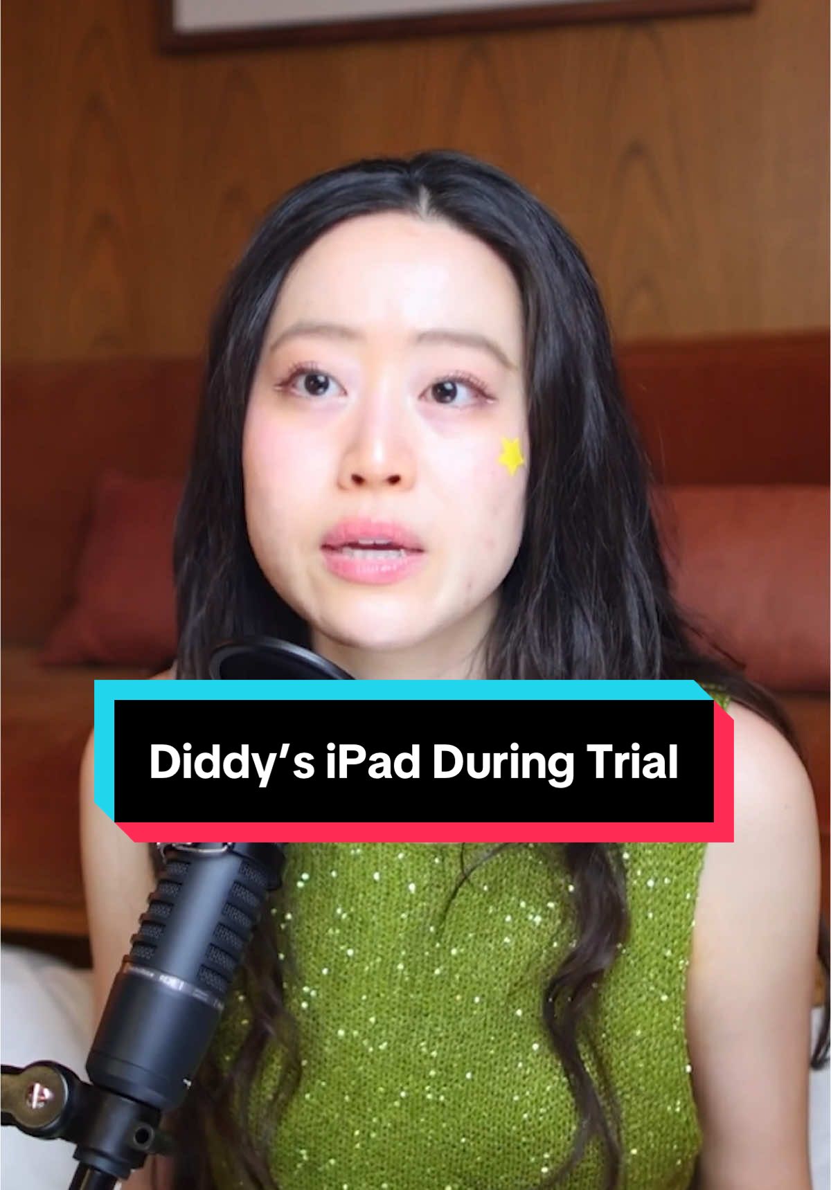 Diddy resembled an iPad kid during the trial.  #StephanieSoo #RottenMango