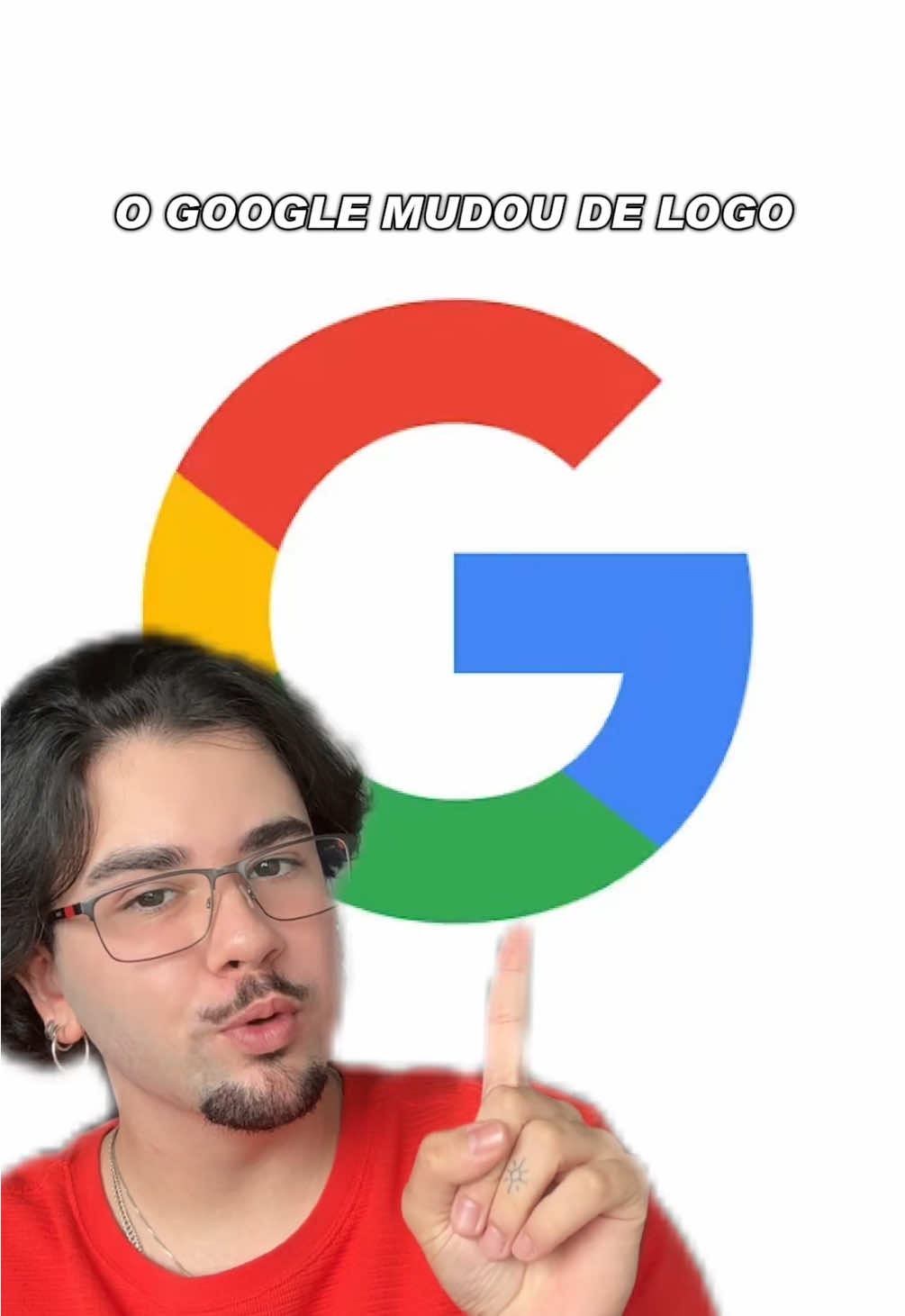 O Google mudou de logo 🧐 O que você achou dessa mudança? #designer #freelancer #designgrafico #design 