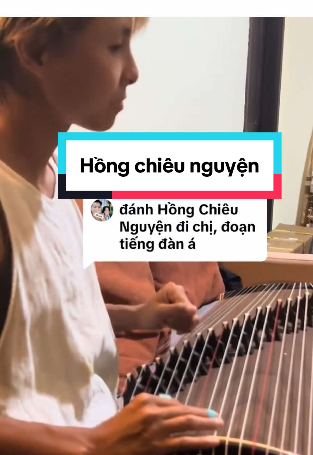 Replying to @Peter Tran Hồng chiêu nguyện tặng em 😚 #guzheng #fyp #viral #xuhuong