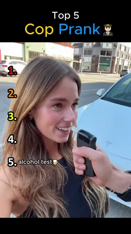 Top 5 Funniest ' Cop Prank' Moments. #funny #police #pranks #shorts
