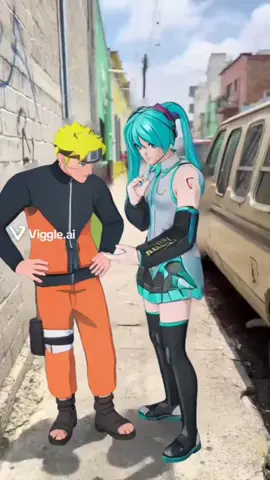 el travesti o la mujer 🗣️ #narutouzumaki #hatsunemiku #Anime #Al 