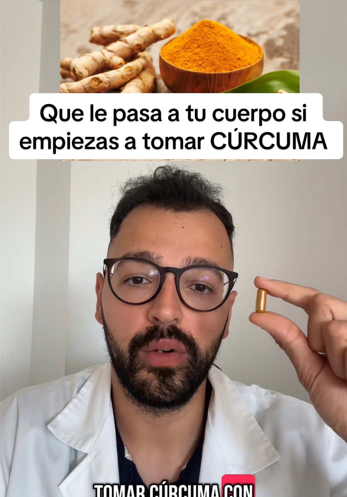 Que le pasa a tu cuerpo si tomas cúrcuma + pimienta negra… #curcuma #fyp #pimienta #suplementos 