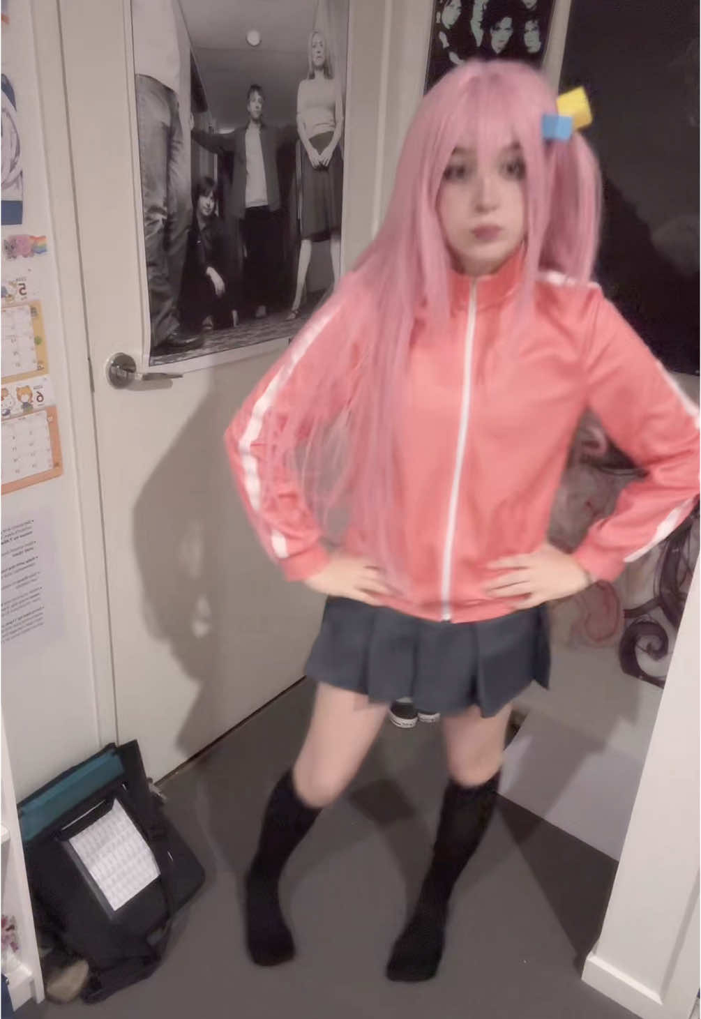 i have the worse wig headache #fyp #bocchi #bocchitherock #bocchitherockcosplay #hitorigoto #bocchicosplay #foryoupage 