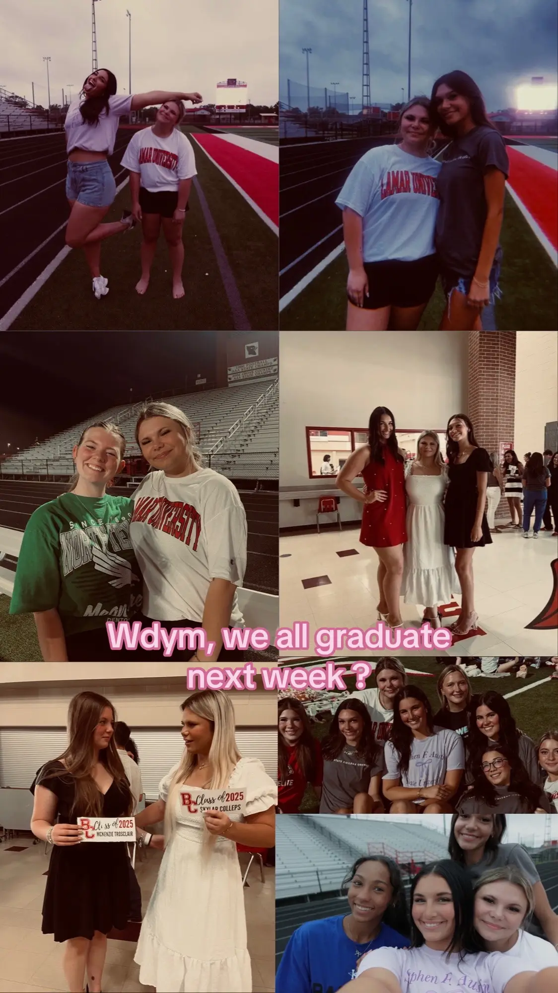 one step til we graduate 🎓#fyp #fypシ #graduation #senior #iloveyou #BestFriends #graduation 