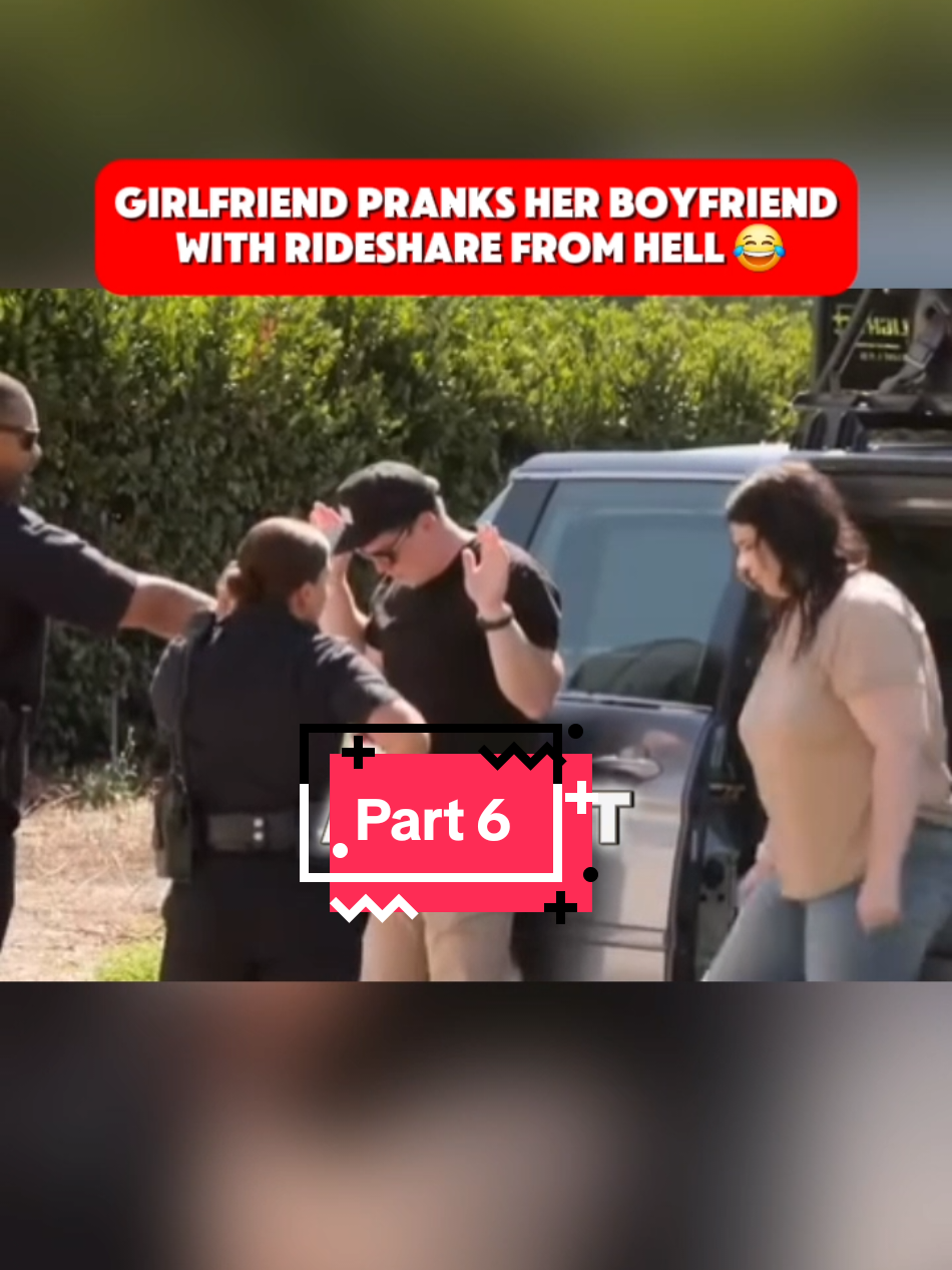 girlfriend pranks her boyfriend  with rideshare from hell 😂 #funny #prank #creatorsearchinsights 