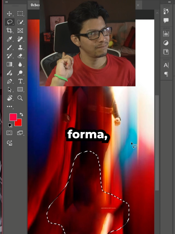 Eliminemos elementos y objetos rápido y facil con Photoshop #photoshop #adobe #DiseñoGráfico #canva #fotos #editor #emprendimiento #diseño #latinoamerica #superman #dc #peliculas 