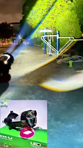 BMU Đèn Pha led V50 bi cầu mini công suất 60W - Kính tím, nhiệt màu 5200k, đường cắt cos thẳng, có trợ pha mắt ếch mạnh.