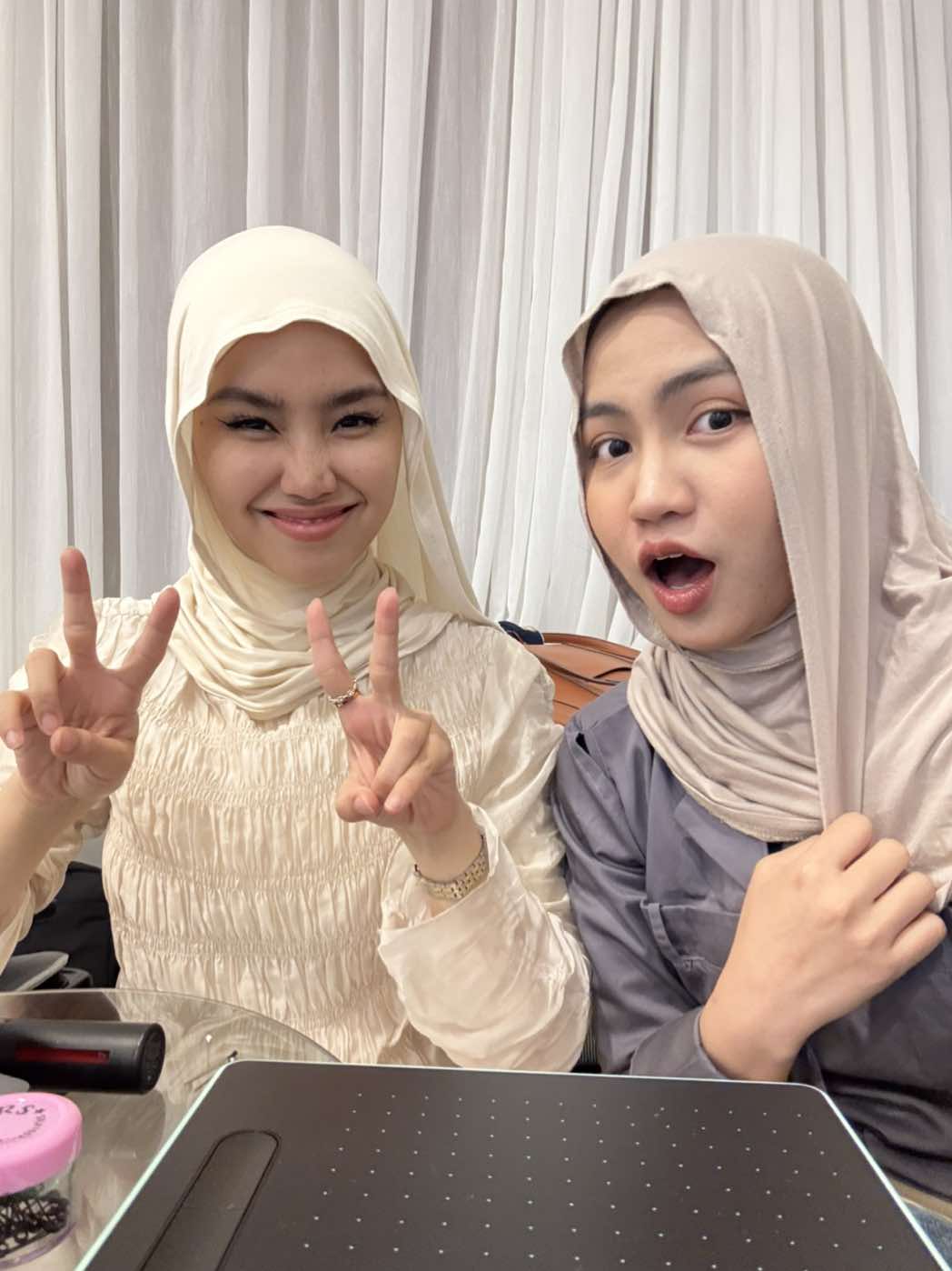 belajar style hijab baru bersama ka @Sashfir 🥹🤍