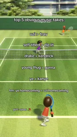 both homecoming fire but uzi just better  #viralsong #ranking #xycba #fyp #bump #songs #peak #wiisports 