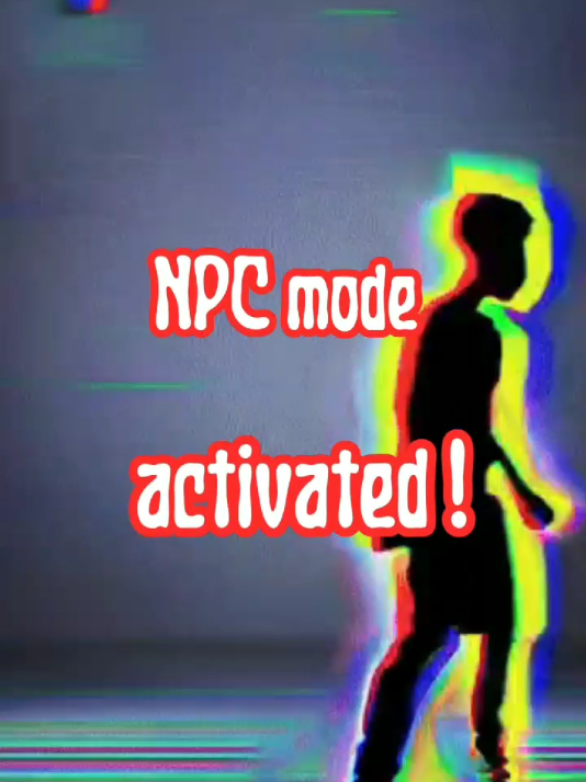 NPC MODE - Existing isn't Living  Music is Karl Casey, White Bat Audio, Hackers #gamecrafted #modernlife #npc #gamerlife #retrowavevibes #silentmessage #karlcasey #whitebataudio #hackers 