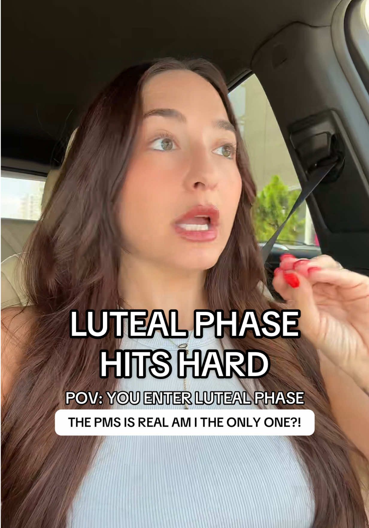 The LUTEAL phase coming in HOT for the PMS #periodcramps #periodtips #lutealphase #girlythings #pmsing #girlhumor 