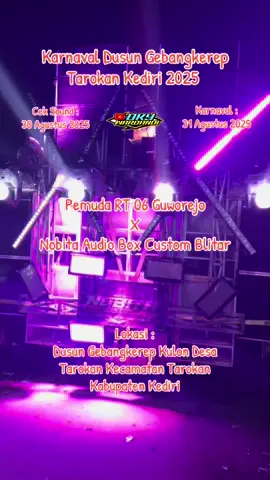 Karnaval Dusun Gebangkerep Tarokan Kediri 30-31 Agustus 2025, Pemuda RT 06 Guworejo X @nobita box custom 🔥 #fyp #viral #trend #karnaval #dusun #gebangkerep #tarokan #kediri #nobitaaudio #nobitaboxcustom #pemburu #soundhoreg #jatim #masukberanda #fypシ゚ #tiktok #channel #youtube #okywardandi #viralvideo #xyzbca #foryou 