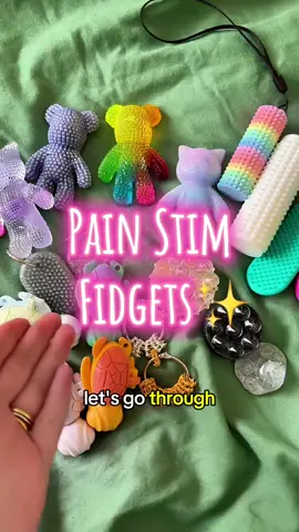 My top recommendations for pain stimming fidgets, available from @Funky Fidgets Shop 𝙻𝚃𝙳 ᵗᵐ @Flexi Fidgets @3dFidgets @TheSensoryLab @PaperPandamonium @TactiTexture @hannahs.beads.and.bobs @jazshouse 💖 #painstimming #painstim #fidgets #fidgettoys #fidgettiktok #autistic #autisticadult #neurodivergent #stimtoys #stimming #ukfidgets #3dprintedfidget #sensory #calmbuddi #jazshouse #anxietyfidgets #panicattack 