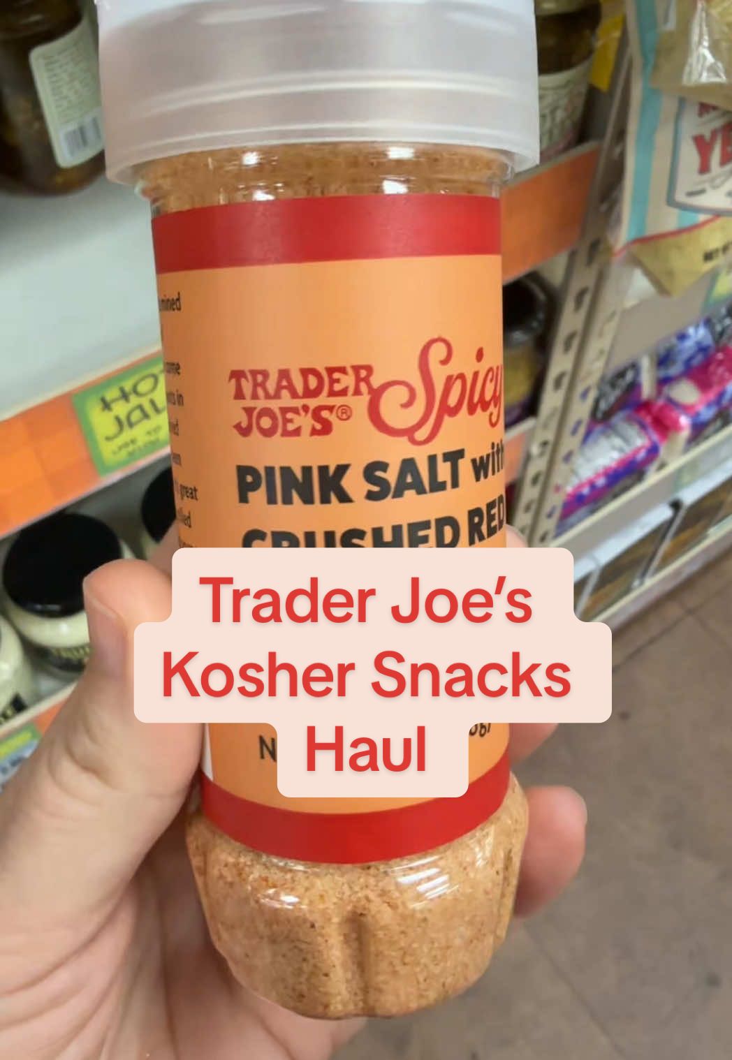 Turns out the rain is keeping people away because my Trader Joe’s was much quieter today but usually all the Jews in my neighborhood are coming in to buy flowers and last minute things for Shabbos! I love this community 🩵🩵🩵 #traderjoesmusthaves #traderjoeshaul #kosherfood #jewishtiktok 