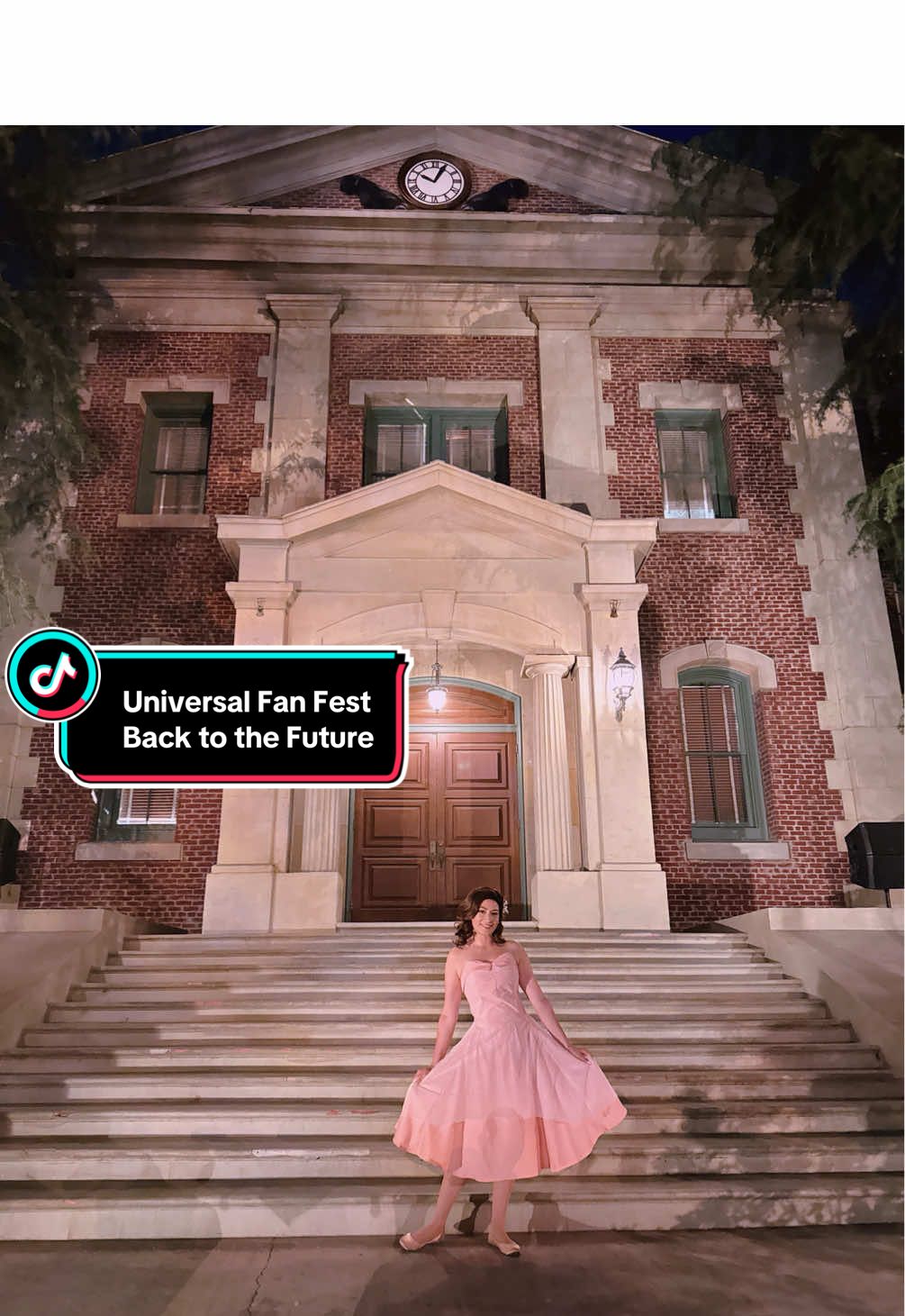 @Universal Destinations Fan Fest Nights was a dream come true for a Back to the Future Fan like me 🩷🕰️⚡️ #universal #universalhollywood #universalstudioshollywood #fanfest #universalfanfestnights #backtothefuture #bttf #cosplay #lorrainebaines #backtothefuturedestinationhillvalley #hillvalley 